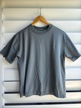 MATE the Label Slate Gray/green Short-Sleeve Crew Tee 100% organic cotton